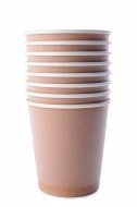 Brown Disposable Paper Cups 50 per pack