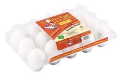 Golden Eggs Medium Grade A White Eggs 15 per pack